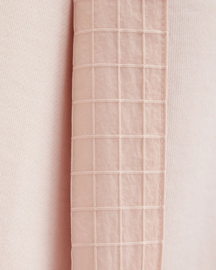 Weekend Offender F Bomb Ripstop overlay Sweater Soft Pink
