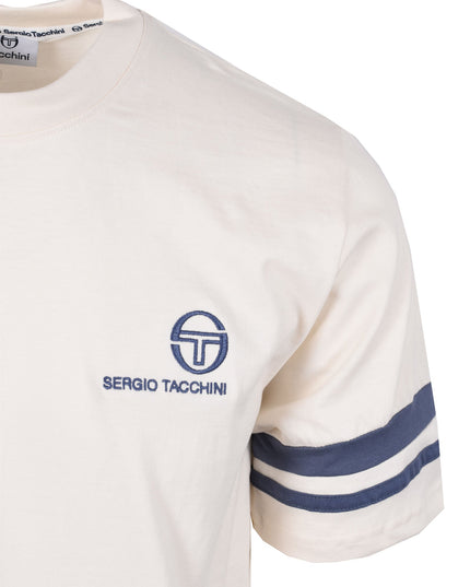Sergio Tacchini Frankie Tee Gardenia/Vintage Indigo