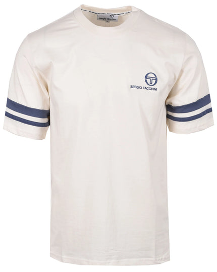 Sergio Tacchini Frankie Tee Gardenia/Vintage Indigo