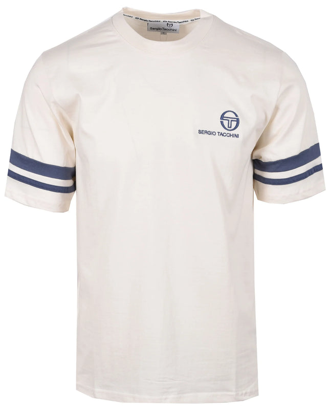 Sergio Tacchini Frankie Tee Gardenia/Vintage Indigo
