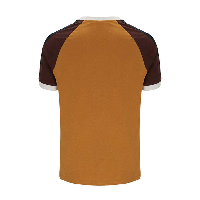 Sergio Tacchini Hadow Ringer Tee Pumpkin Spice/Chocolate - 304 Raw Menswear