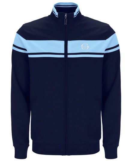 Sergio Tacchini Damarindo Track Top in Navy/Baltic Sea