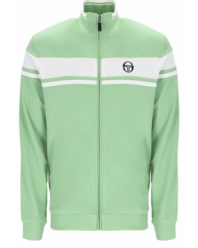 Sergio Tacchini Damarindo Track Top in Quiet Green