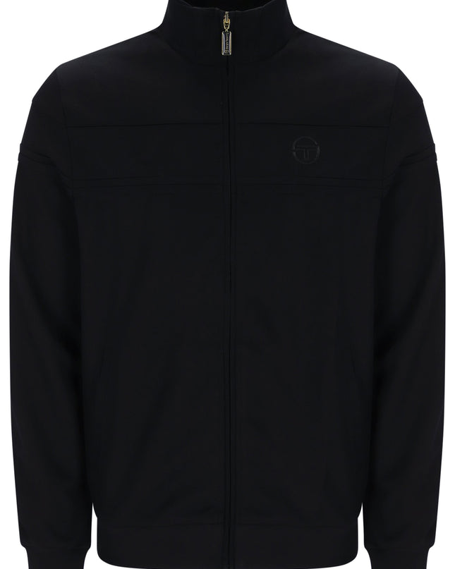 Sergio Tacchini Damarindo Track Top in Tripple Black