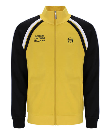 Sergio Tacchini Ghibli Davis Track Top in Black/Yellow