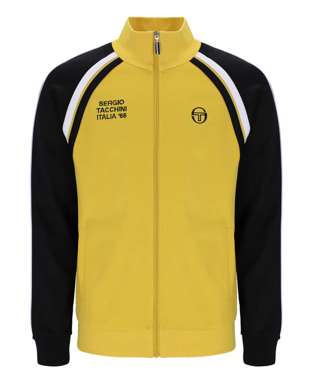 Sergio Tacchini Ghibli Davis Track Top in Black/Yellow