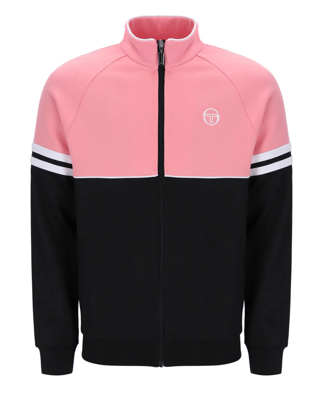 Sergio Tacchini Orion Track Top in Pink/Black