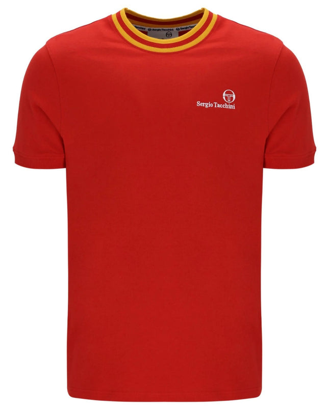 Sergio Tacchini Rainer FC Tee in Red