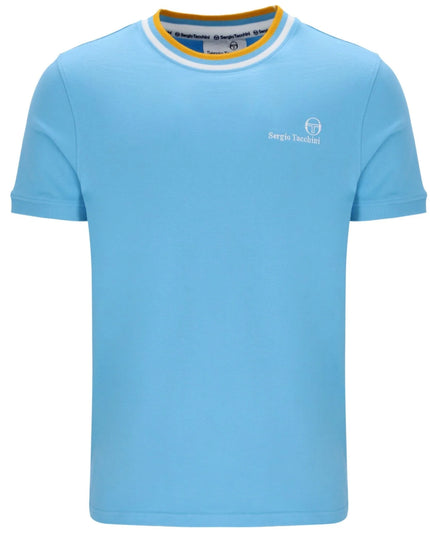 Sergio Tacchini Rainer FC Tee in Sky Blue
