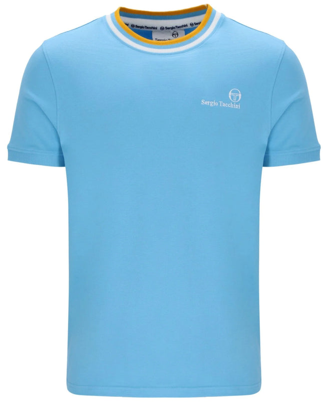 Sergio Tacchini Rainer FC Tee in Sky Blue