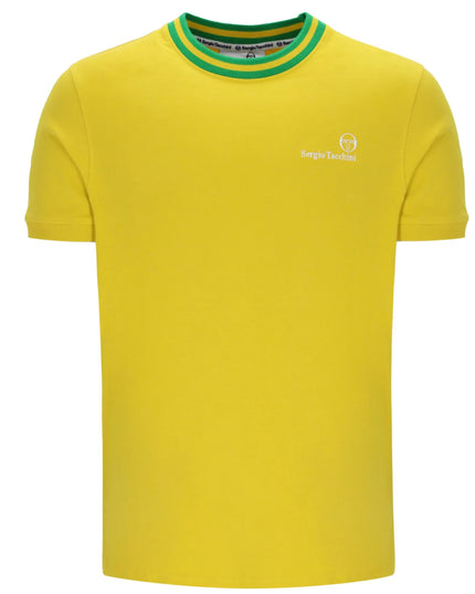 Sergio Tacchini Rainer FC Tee in Yellow/Green