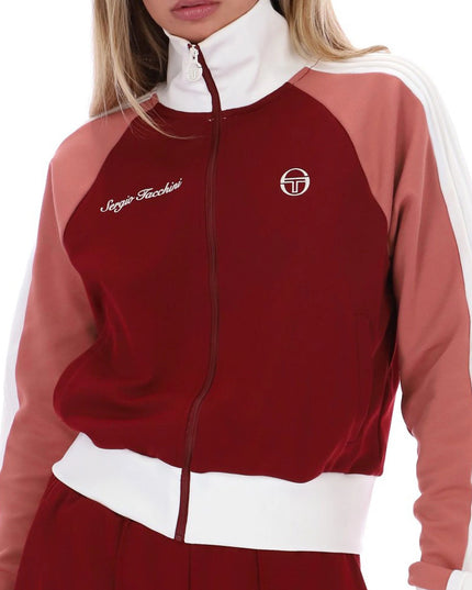Sergio Tacchini Tosca Track Top Merlot/Light Mahogany/Gardenia