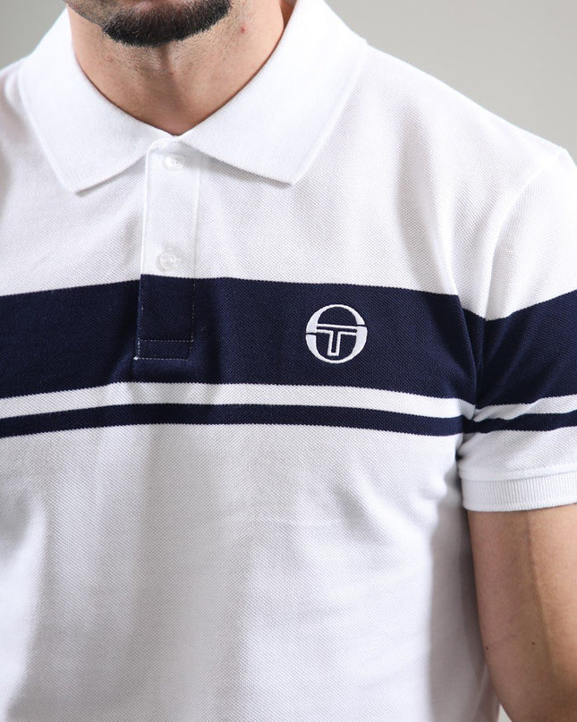 Sergio Tacchini Young Line Polo in White
