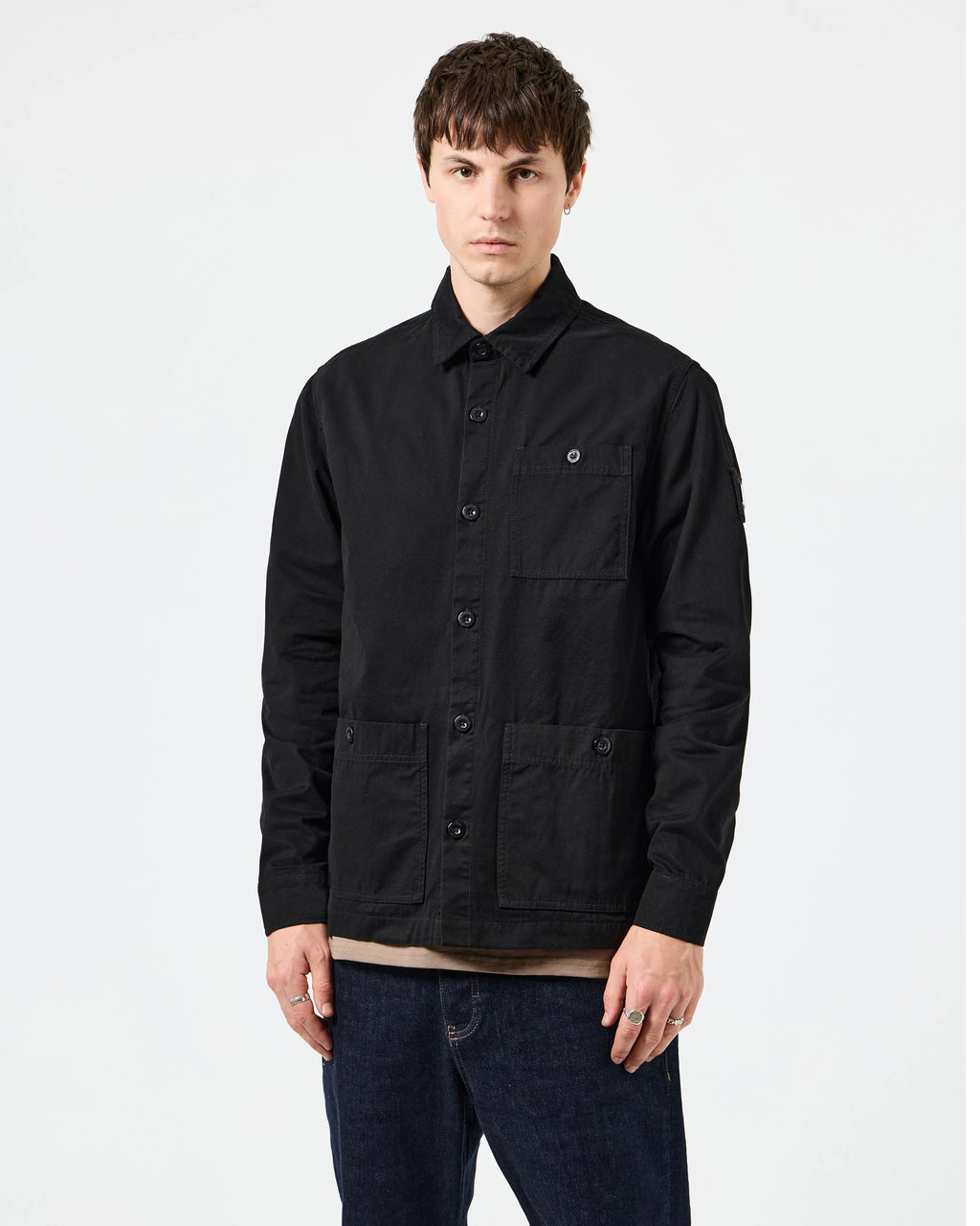 Weekend Offender Tavira Over-Shirt Black - Raw Menswear