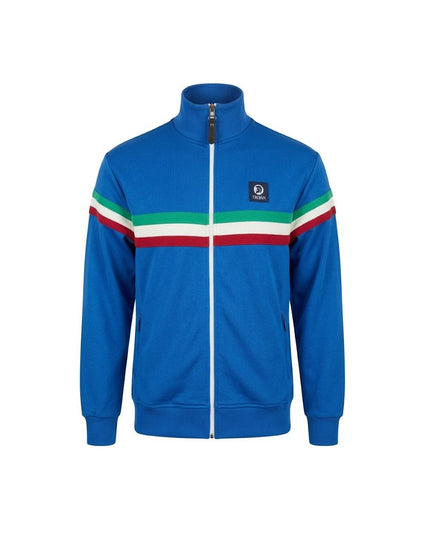 TROJAN Retro Stripe Track Top TR/9102 Cobalt Blue