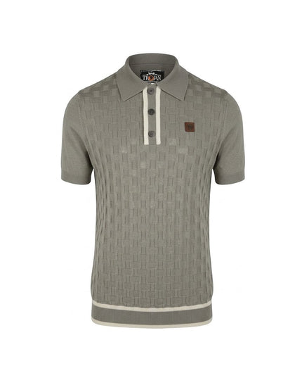 TROJAN Self-Check Fine Gauge Polo TR/9112 Grey