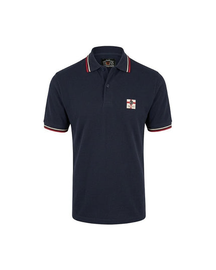 TROJAN St George Badge Pique Polo TR/9078 in Navy