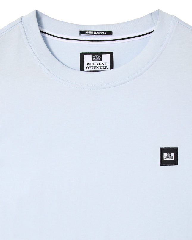 Weekend Offender Brooklands Badge Tee Sky Blue