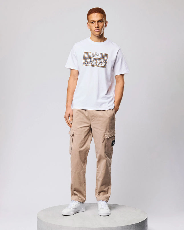 Weekend Offender Shevchenko Mid House Check Prison Tee White