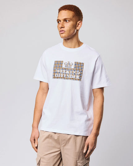Weekend Offender Shevchenko Mid House Check Prison Tee White - 396