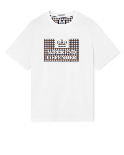 Weekend Offender Shevchenko Mid House Check Prison Tee White