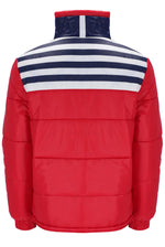 Lade das Bild in den Galerie-Viewer, FILA Uomo F-Box Padded Stripe Jacket Red - Raw Menswear
