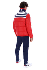 Lade das Bild in den Galerie-Viewer, FILA Uomo F-Box Padded Stripe Jacket Red - Raw Menswear
