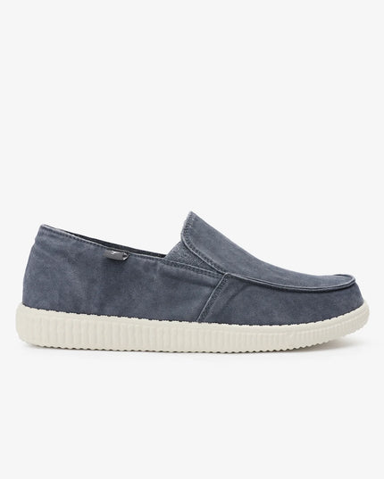 Walk In Pitas WP150 Slip On Washed Shoe in Navy - 1091