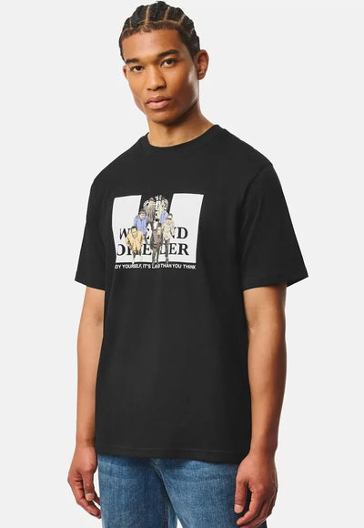 Weekend Offender Aka Graphic Tee in Black