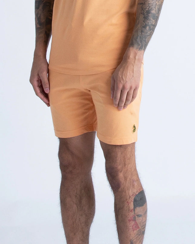 Luke 1977 Smashing Sweat Shorts Apricot - Raw Menswear