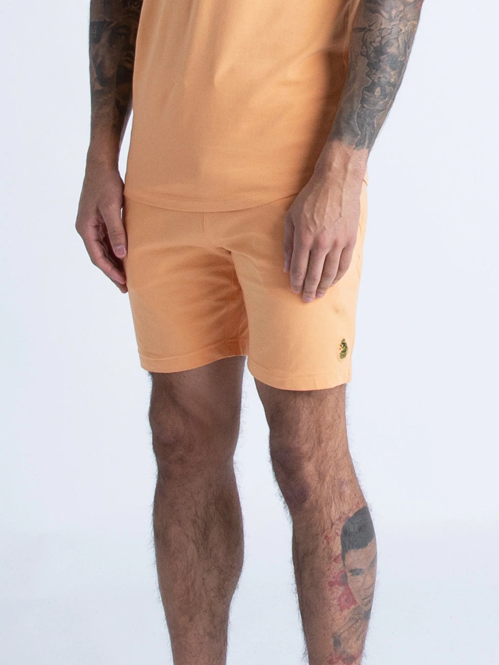 Luke 1977 Smashing Sweat Shorts Apricot - Raw Menswear