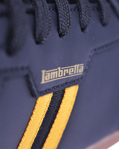 Lambretta Tackle Trainers Black / Gold - Raw Menswear