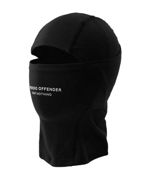 Weekend Offender Lyrca Balaclava Black - Raw Menswear