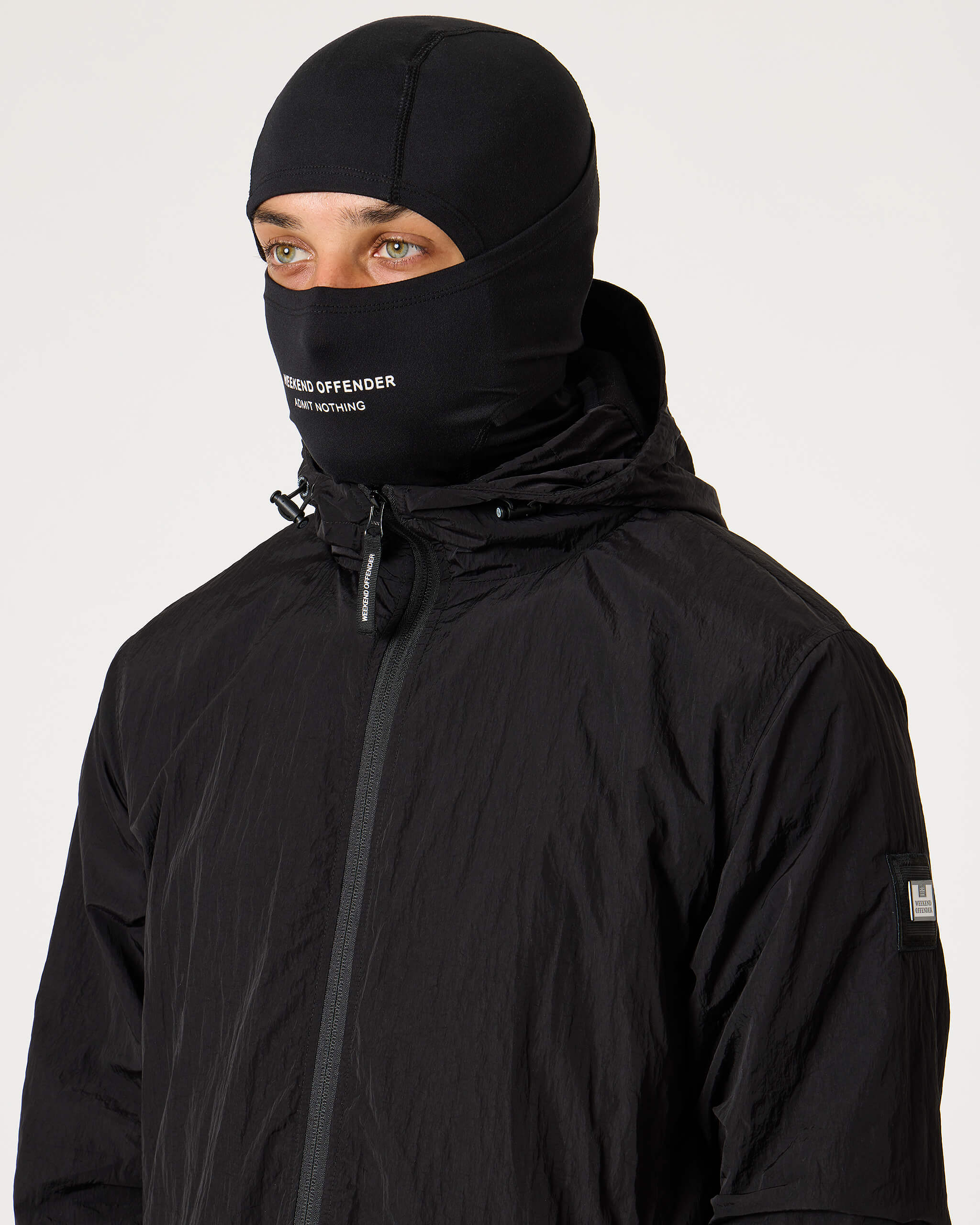 Weekend Offender Lyrca Balaclava Black Raw Menswear – Raw Menswear