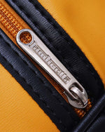 Charger l&#39;image dans la galerie, Lambretta Logo Flight Bag Black / Mustard - Raw Menswear

