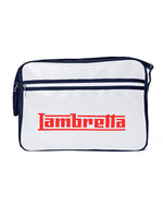 Lade das Bild in den Galerie-Viewer, Lambretta Logo Flight Bag Navy / White - Raw Menswear
