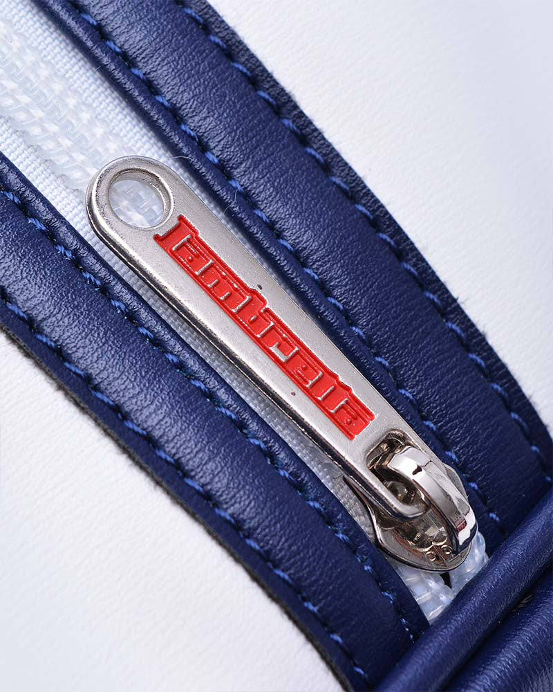 Lambretta Logo Flight Bag Navy / White - Raw Menswear