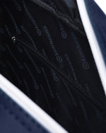 Charger l&#39;image dans la galerie, Lambretta Logo Flight Bag Navy / White - Raw Menswear
