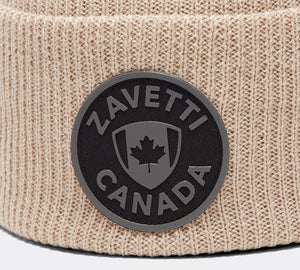 Zavetti Canada Forbes Knitted Beanie Hat Beige - Raw Menswear