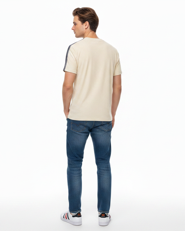 Ellesse Velour Madori Tee in Stone 