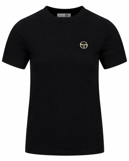 Sergio Tacchini Womens Miss Sella Tee Black