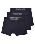 Load image into Gallery viewer, Lambretta 3 Pack Boxer Shorts Black - Raw Menswear
