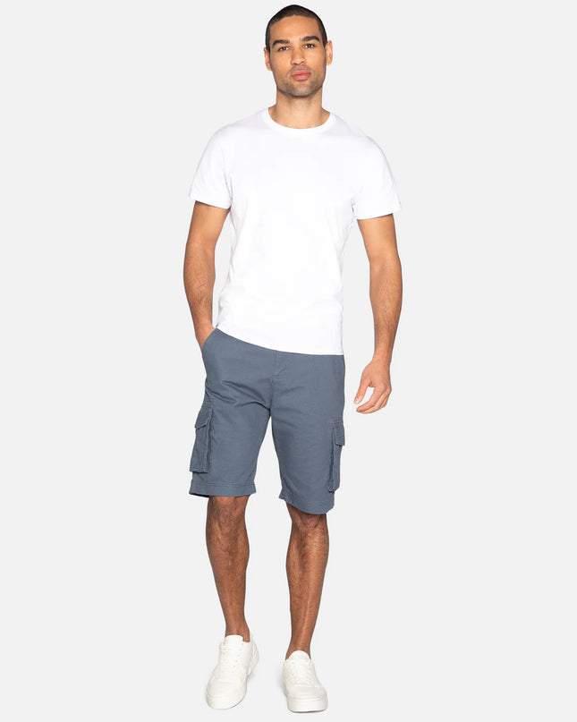 Theadbare Cargo Shorts Misty Blue - Raw Menswear