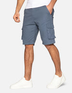 Charger l&#39;image dans la galerie, Theadbare Cargo Shorts Misty Blue - Raw Menswear

