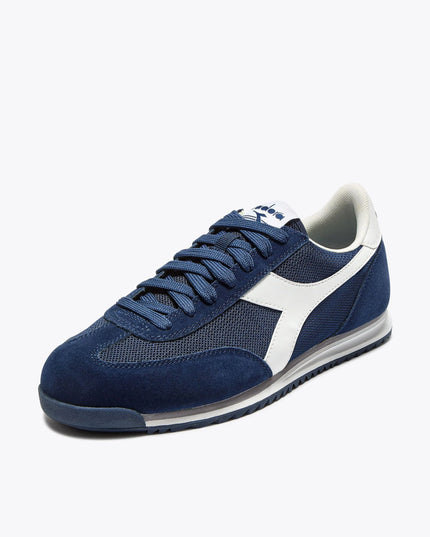 Diadora CROSS Low Profile Suede Trainer Pageant  Blue ( Navy ) 