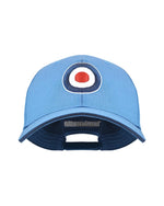 Load image into Gallery viewer, Lambretta Target Baseball Cap Blue - Raw Menswear
