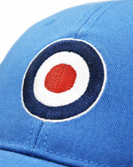 Load image into Gallery viewer, Lambretta Target Baseball Cap Blue - Raw Menswear
