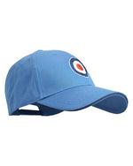 Load image into Gallery viewer, Lambretta Target Baseball Cap Blue - Raw Menswear
