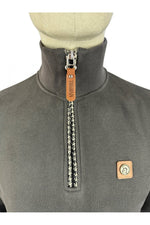 Load image into Gallery viewer, TROJAN Houndstooth Trim Sweat TR/8805 Charcoal - Raw Menswear
