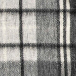 Charger l&#39;image dans la galerie, Heritage Pure Wool Tartan Check Scarf Black/White - Raw Menswear
